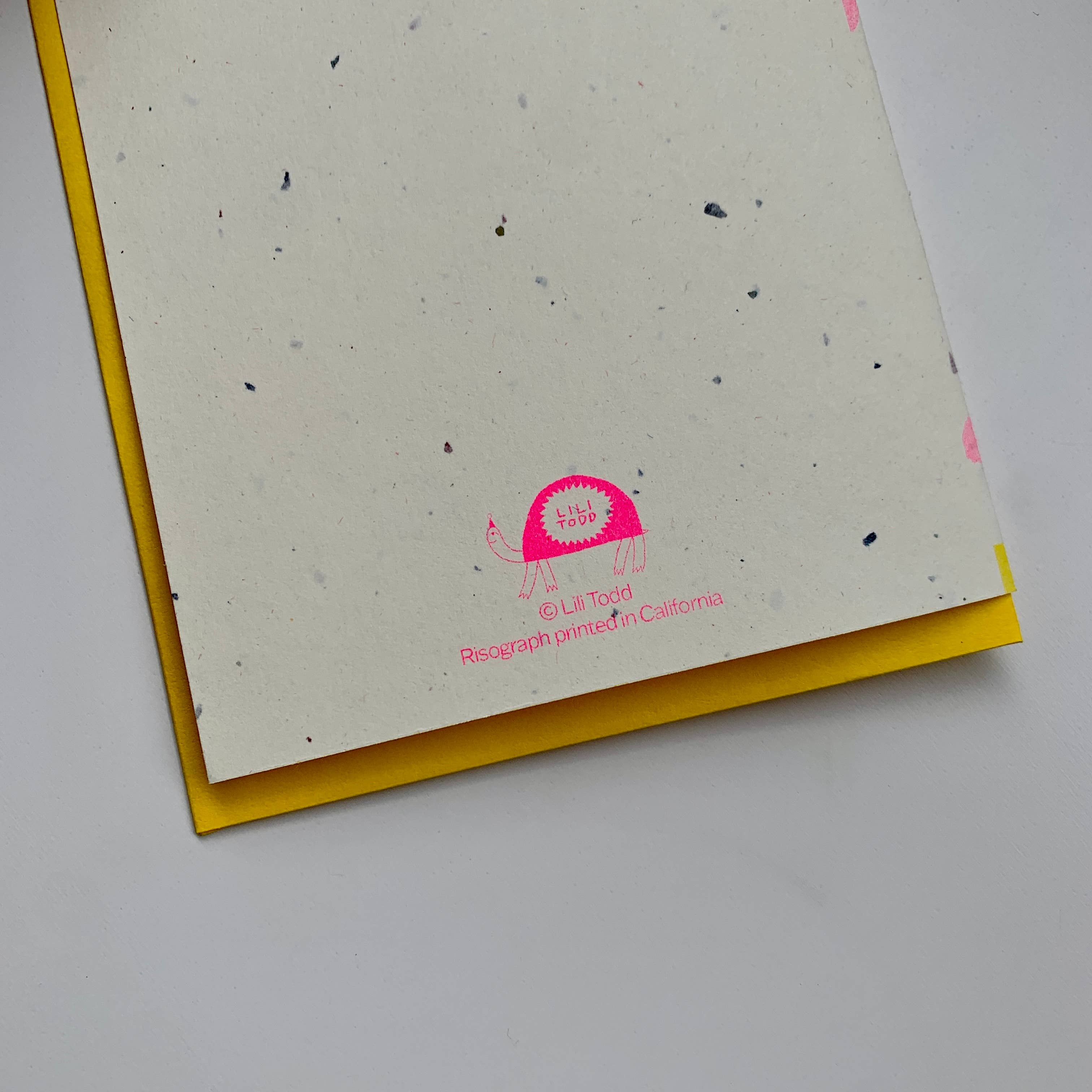 Lili Todd Art - Wholesale Friendship Card - I Got Your Back Turtles Risograph Greeting Card - Friends3