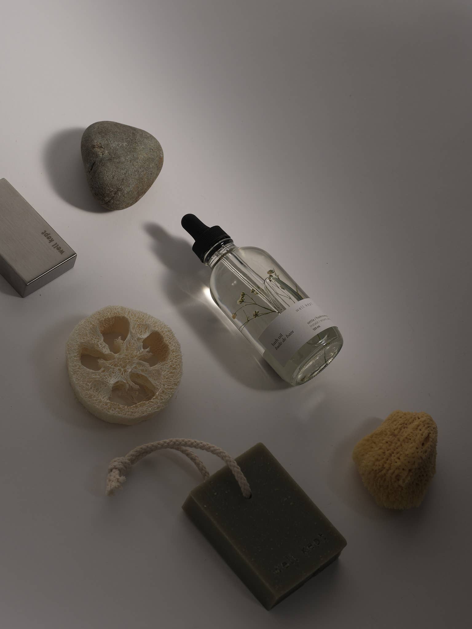 Well Kept - Vendita all'ingrosso Olio bagno/corpo - Olio da bagno - Thrive - 120 ml (tutto naturale, versato a mano)3