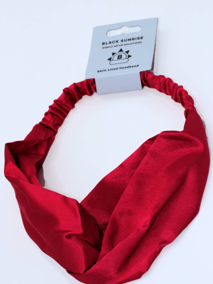 Satin Cross Headband for wholesale by Black Sunrise