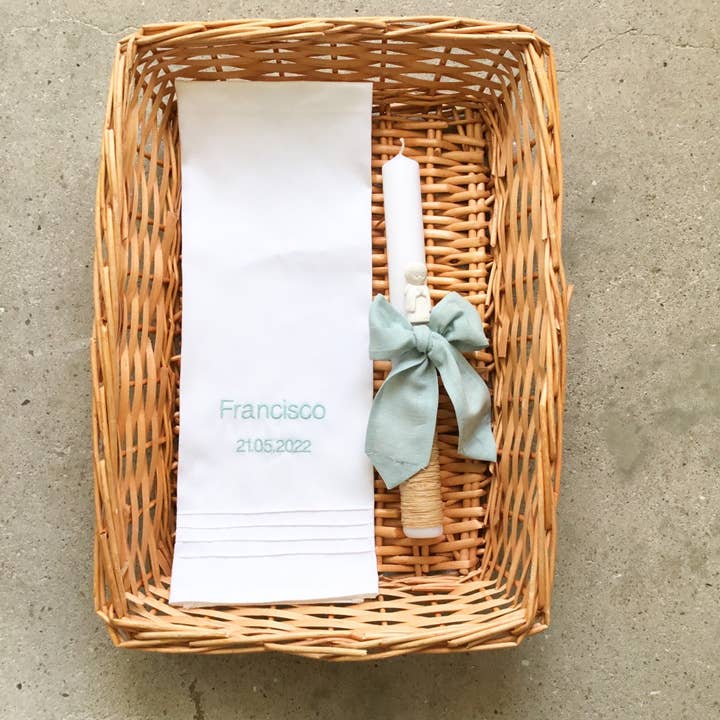 Nós e Tranças - Wholesale Tea Towel - Toalha De Linho Nervuras Bordada2