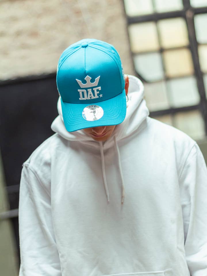 DAF light Blue, Freestyle caps for wholesale by DoubleAA USA