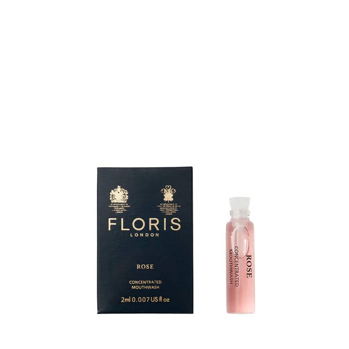 Rose Concentrated Mouthwash 2ml Sample Vial for wholesale by Floris London