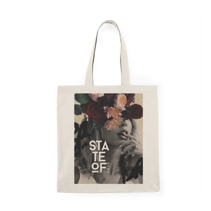 Natural Tote Bag State of Mind for wholesale by State of Mind Brand