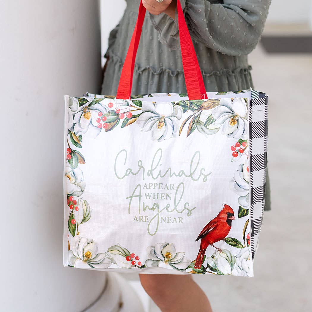 Viv&Lou - Vente Pochette cadeau - Sac cadeau Angels are Near Cardinal1