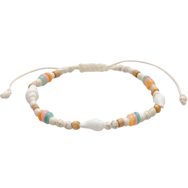 Lotus and Luna - Wholesale Anklet - Somerset Beachcomber Shell Anklet4
