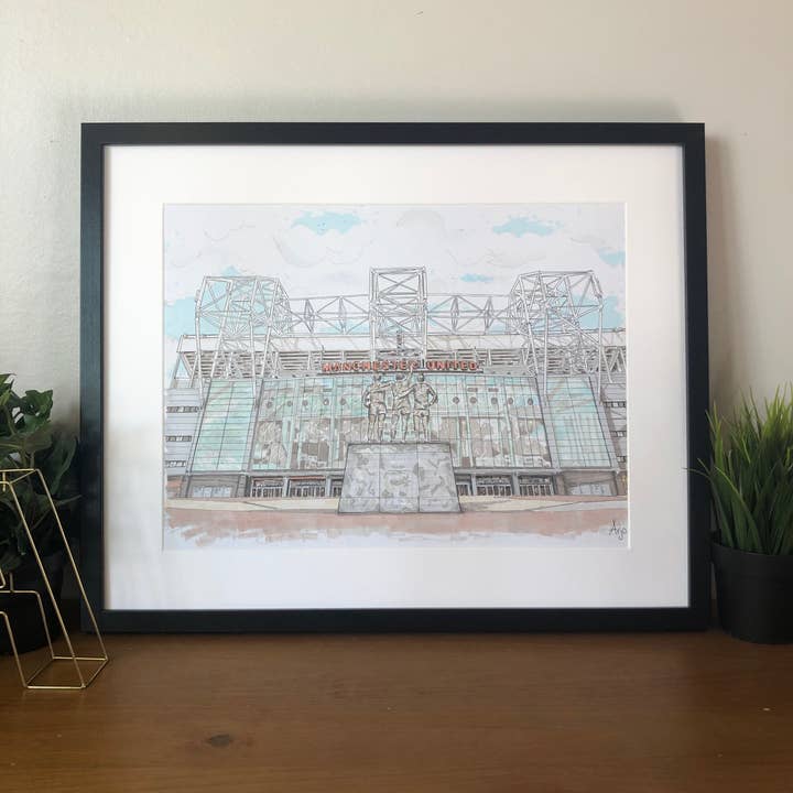 Manchester United Football Club Stadium Prints for wholesale by Art By Arjo