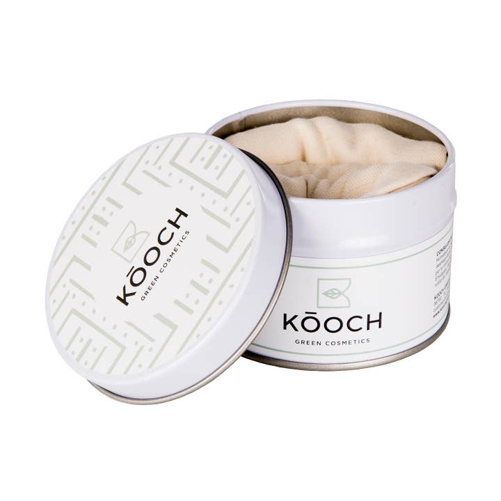 EKOLOGISK BOMULLSMUSLIN för wholesale av Kooch Green Cosmetics
