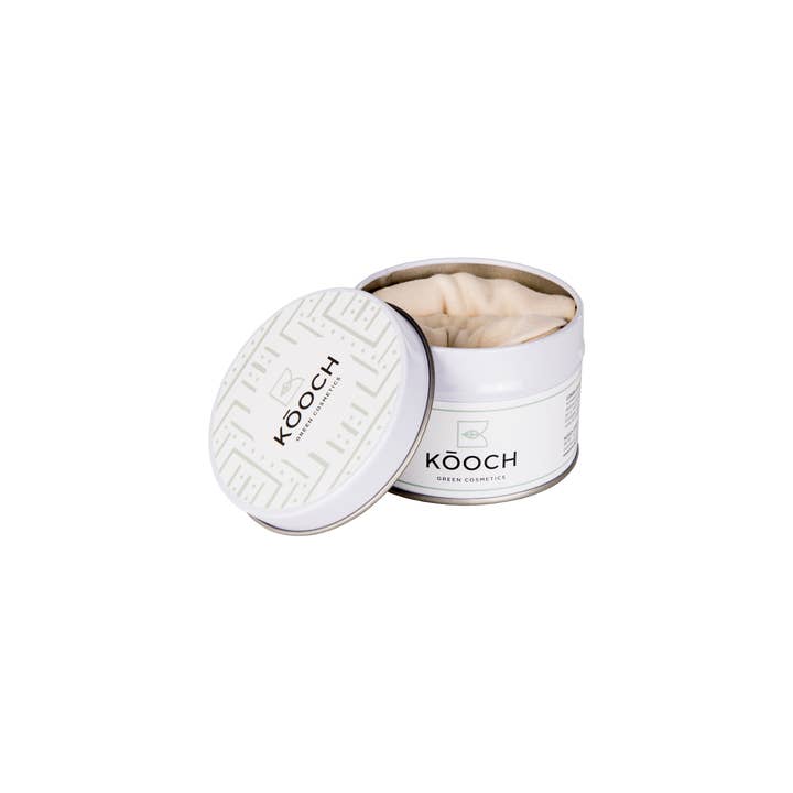 EKOLOGISK BOMULLSMUSLIN för wholesale av Kooch Green Cosmetics