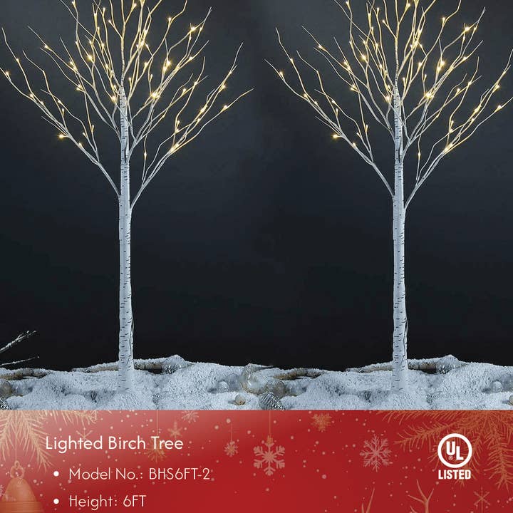 LIGHTSHARE - Wholesale Christmas Decoration - Birch Tree Lights Set for Christmas Decor, Weddings, and Gif8