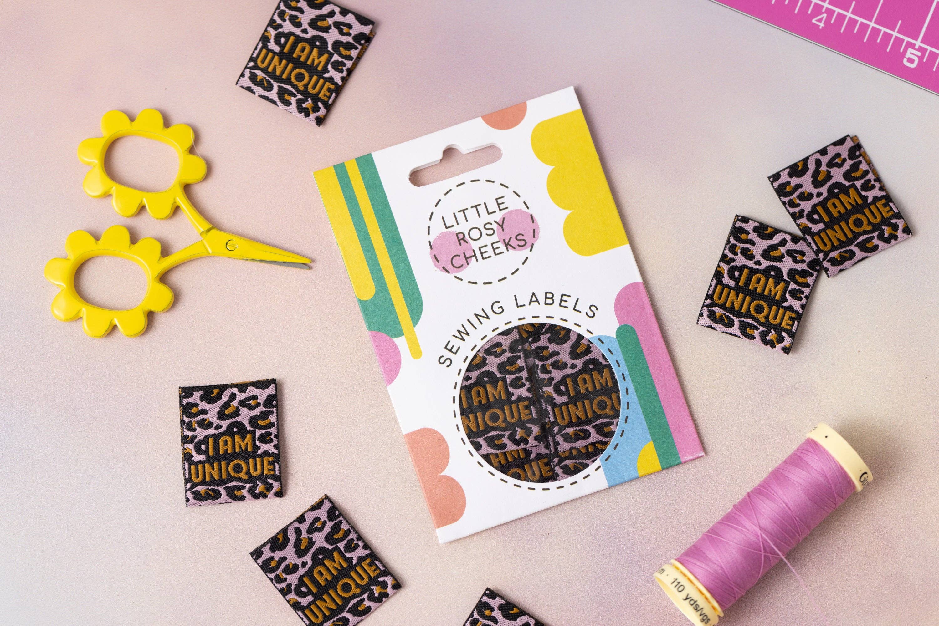 Little Rosy Cheeks - Wholesale Fabric - I AM UNIQUE 2.0 - Sewing Labels Tags5