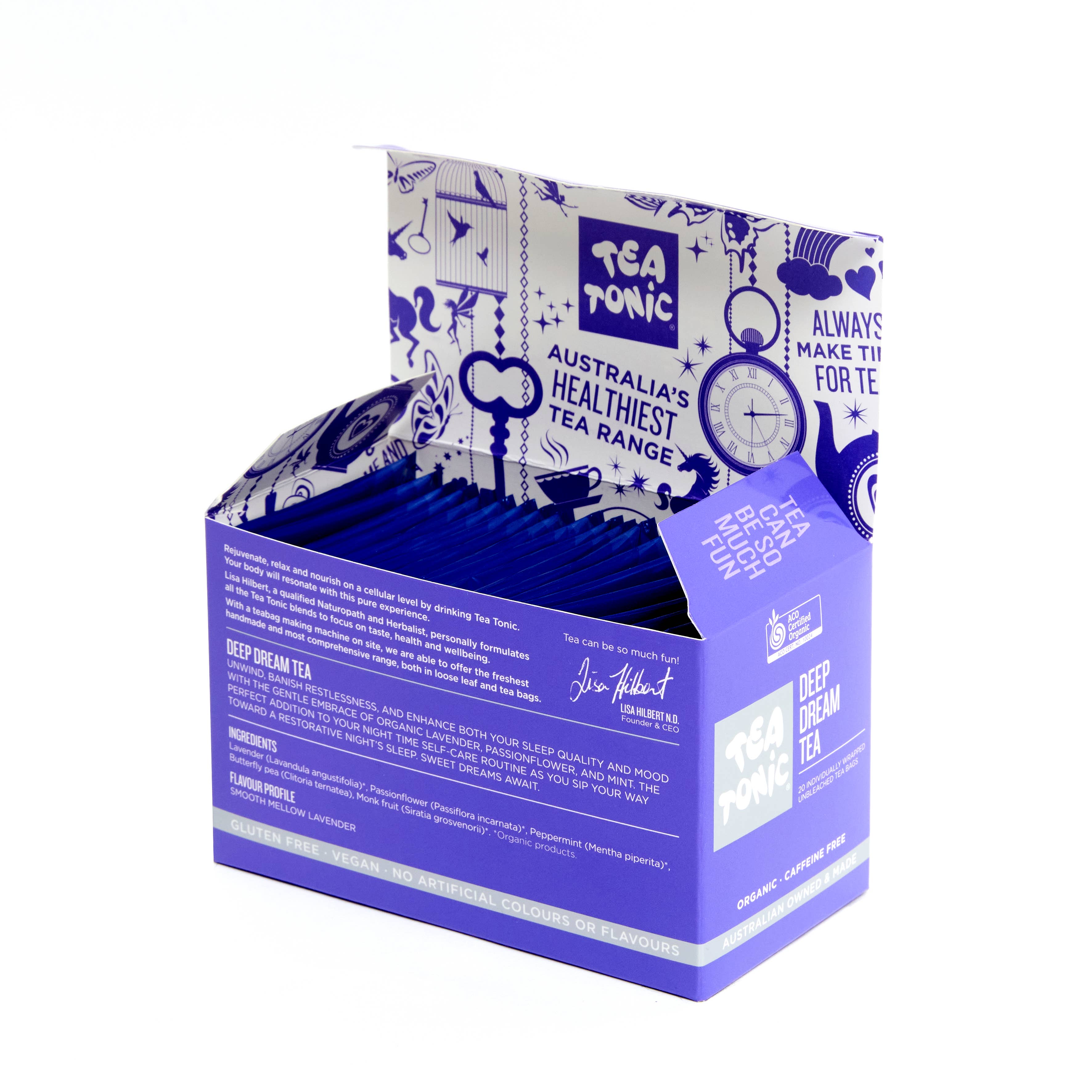 Tea Tonic - Wholesale Tea Bags - Deep Dream Tea - 20 Teabags 1