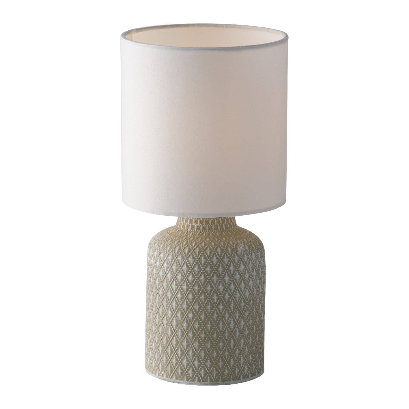 Gruppo F.T - Wholesale Accent/Desk Lamp - Ravello table lamp in decorated ceramic and fabric lampshade (1XE14)1