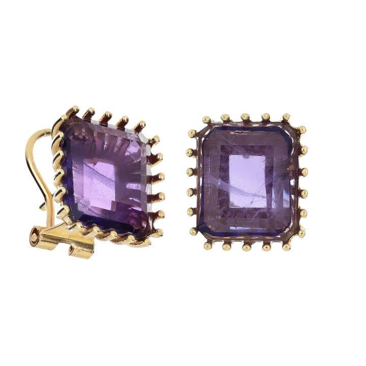 Ametystøreringe | Musa for engroshandel hos ISHWARA JEWELS