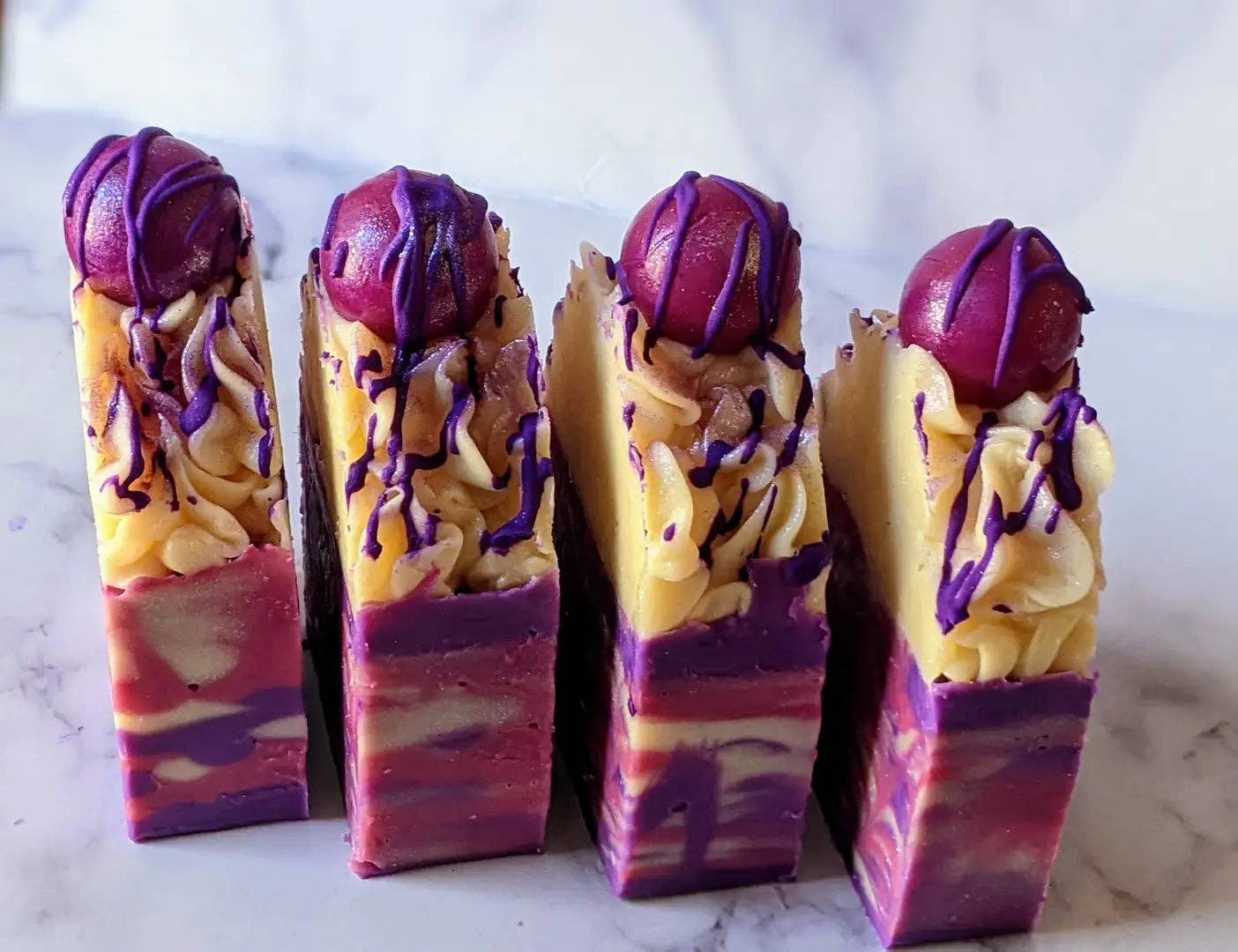 The Loopy Spoonie - Wholesale Bar Soap - Sugar Plum Fairy Frosted Soap1