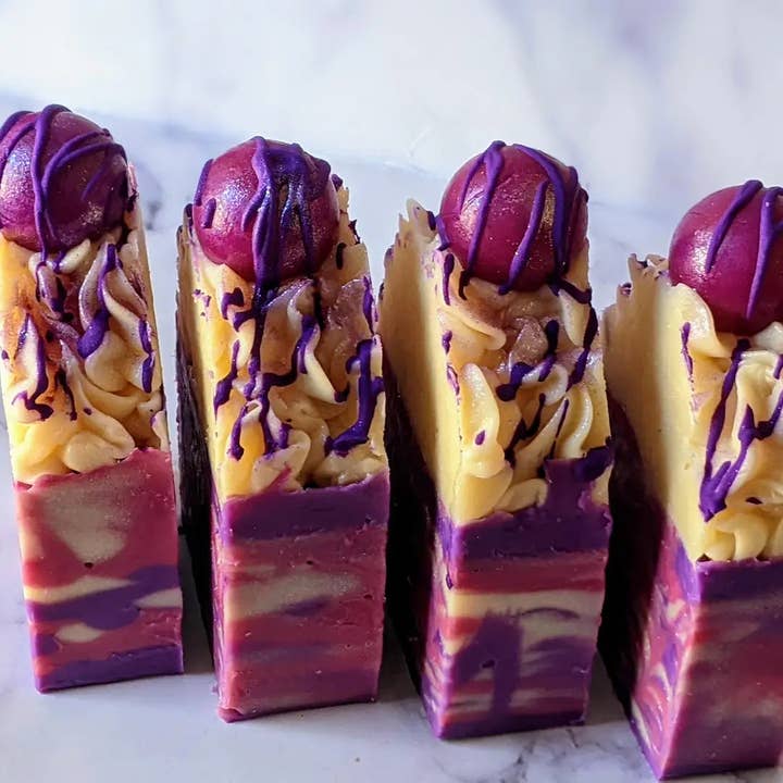 The Loopy Spoonie - Wholesale Bar Soap - Sugar Plum Fairy Frosted Soap1