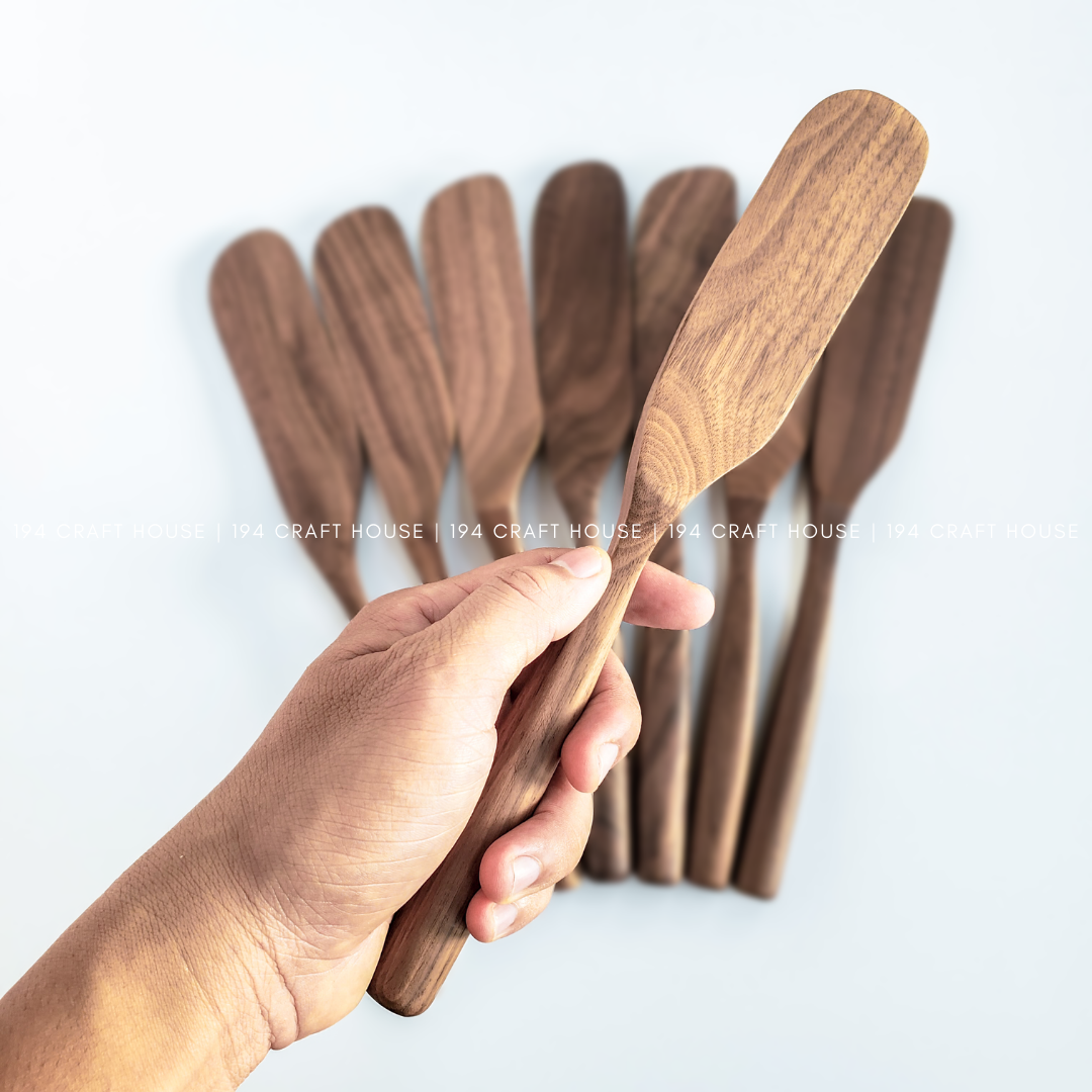 194 Craft House - Wholesale Cheese Spreader - Wooden Spreader Knife - Kitchen Serving Utensils2