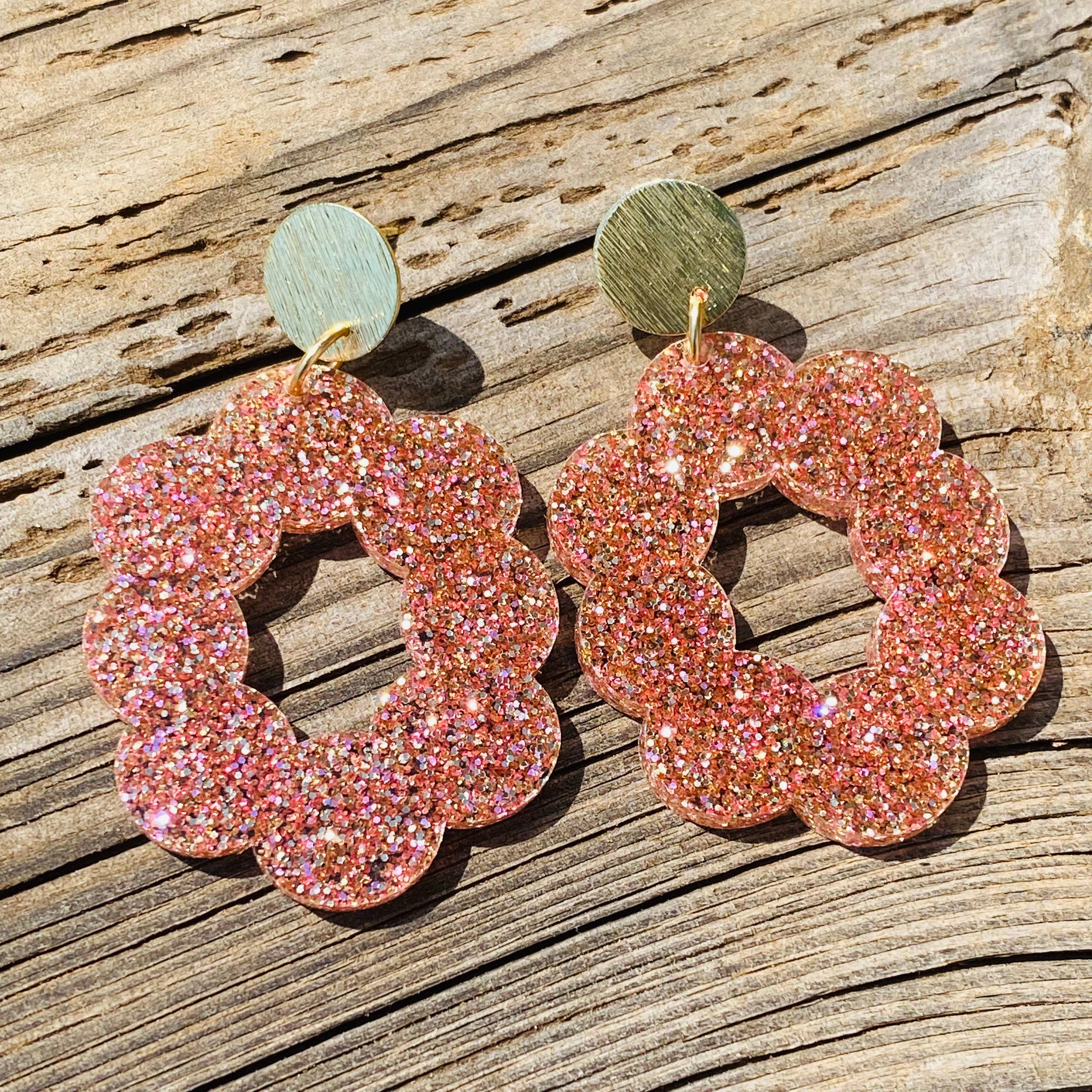 Sandy Lou Designs - Wholesale Dangle Earrings - CHAMPAGNE ICE EARRINGS 2