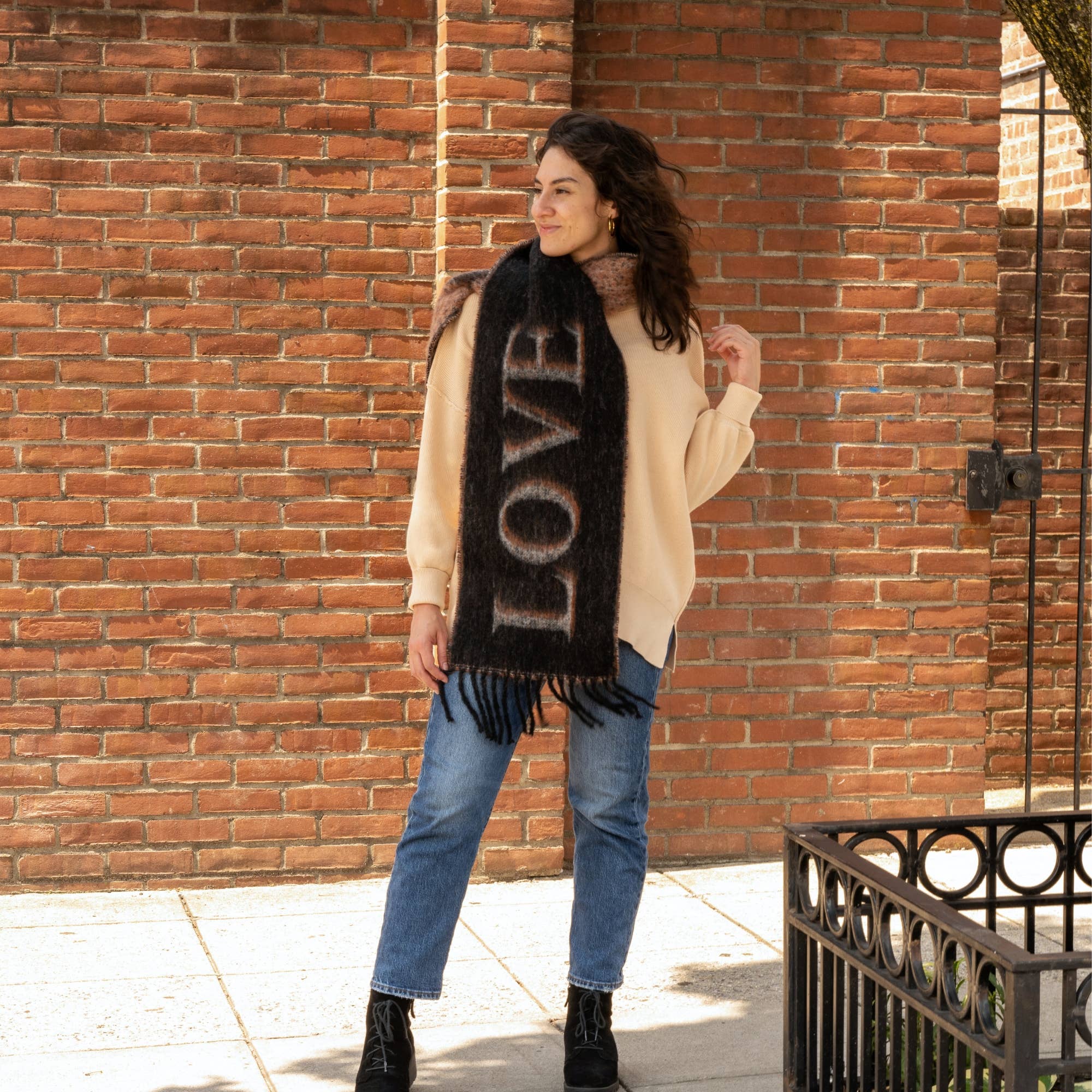 Sprigs – Großhandel Schal – Damen – Übergroßer Inspirationstuch6