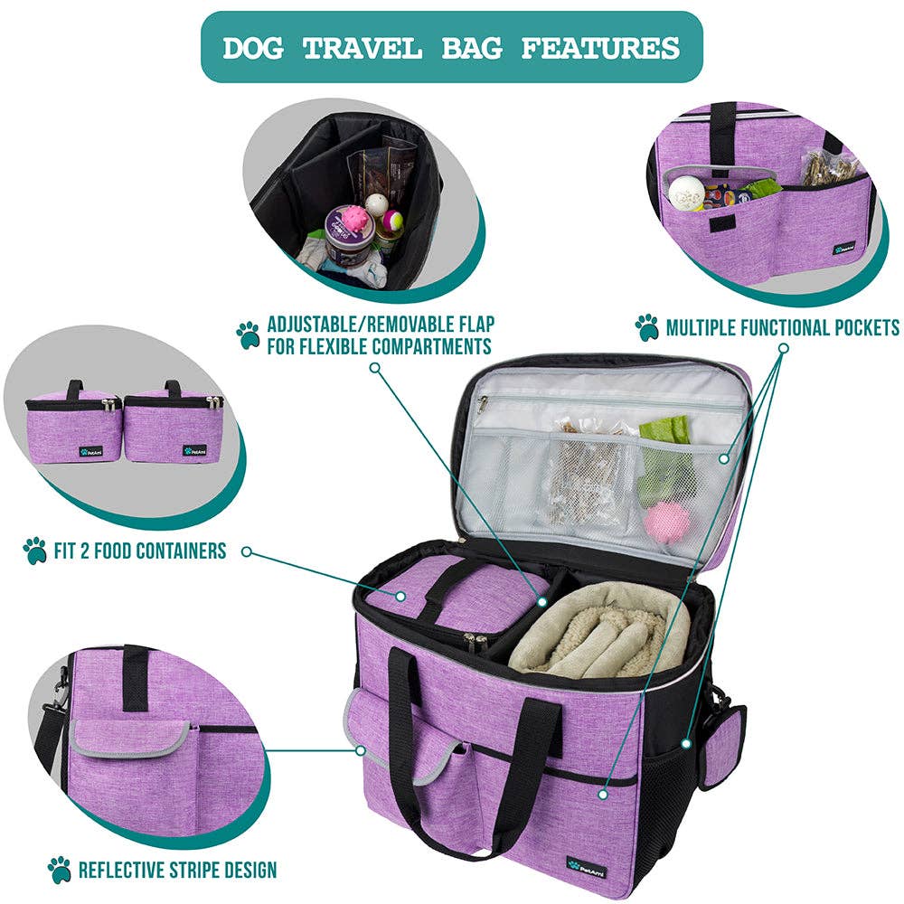 PetAmi - Vendita all'ingrosso Trasportino - Cani e gatti - Borsa Organizer Deluxe da Viaggio per Animali40