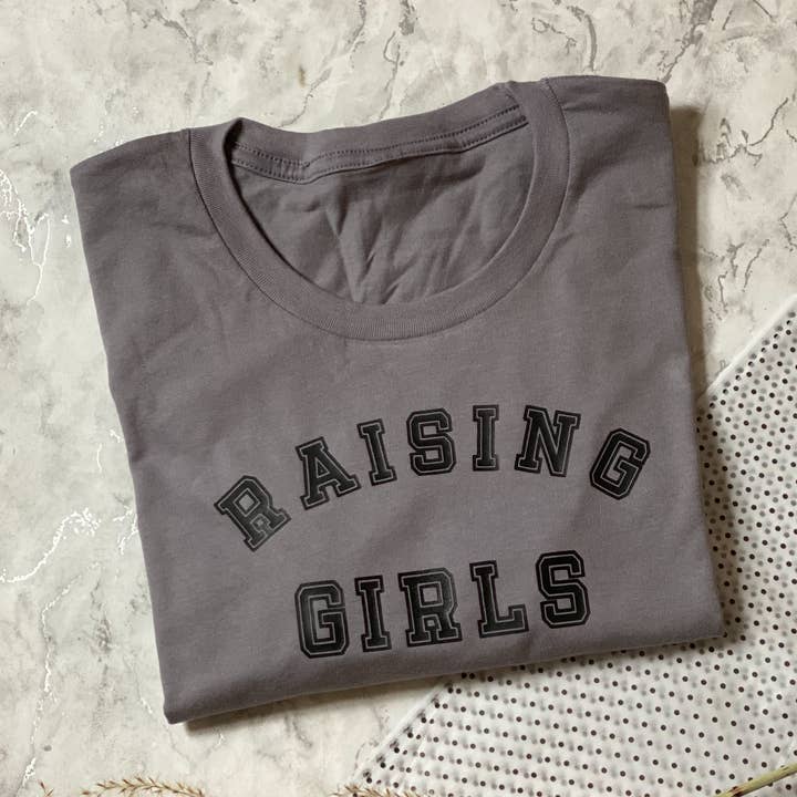 Bold Raising Girls T-Shirt for wholesale by Willow & Fleur UK