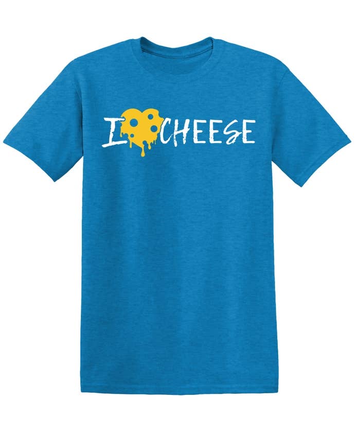 Feelin Good Tees - Wholesale Screen Printed T-Shirt - Unisex - I Heart Cheese17