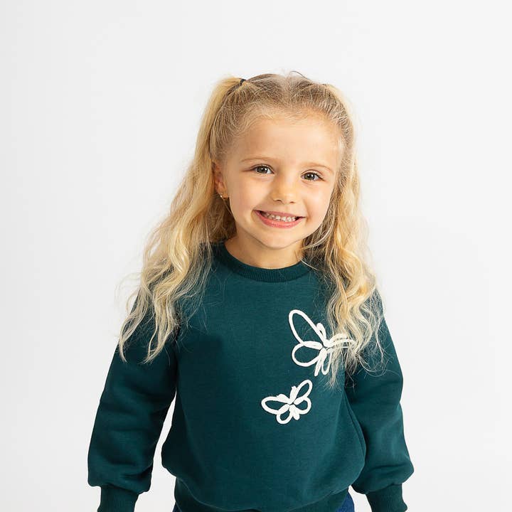 BG-ND7893-59 - Hoodless Sweatshirt for Baby Girl for wholesale by Ativo Kids