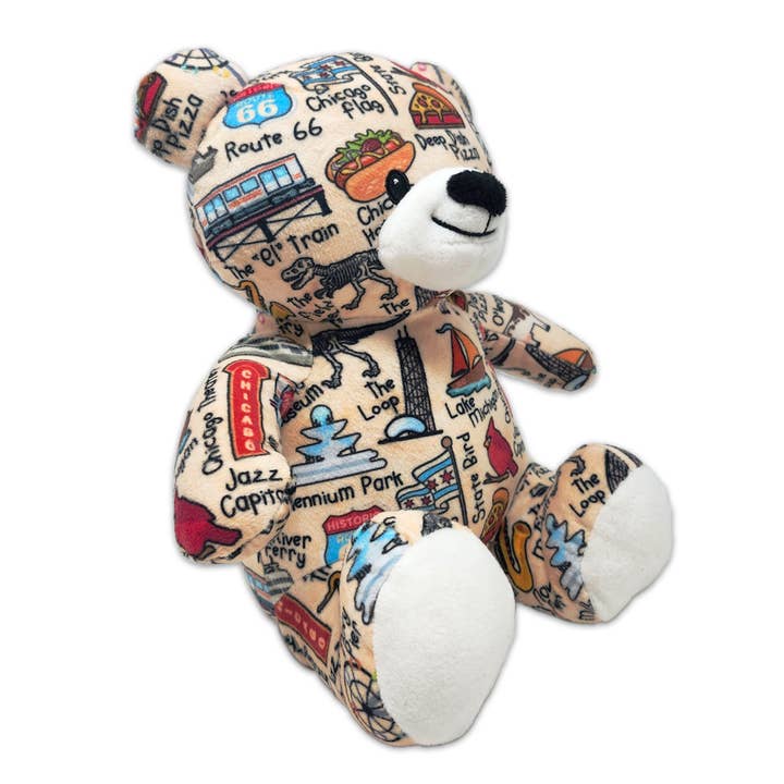 Plushology® by RGU - Wholesale Stuffed/Plush Toy - Kids & Baby - 9" Chicago Totally United™ Teddy Bear1