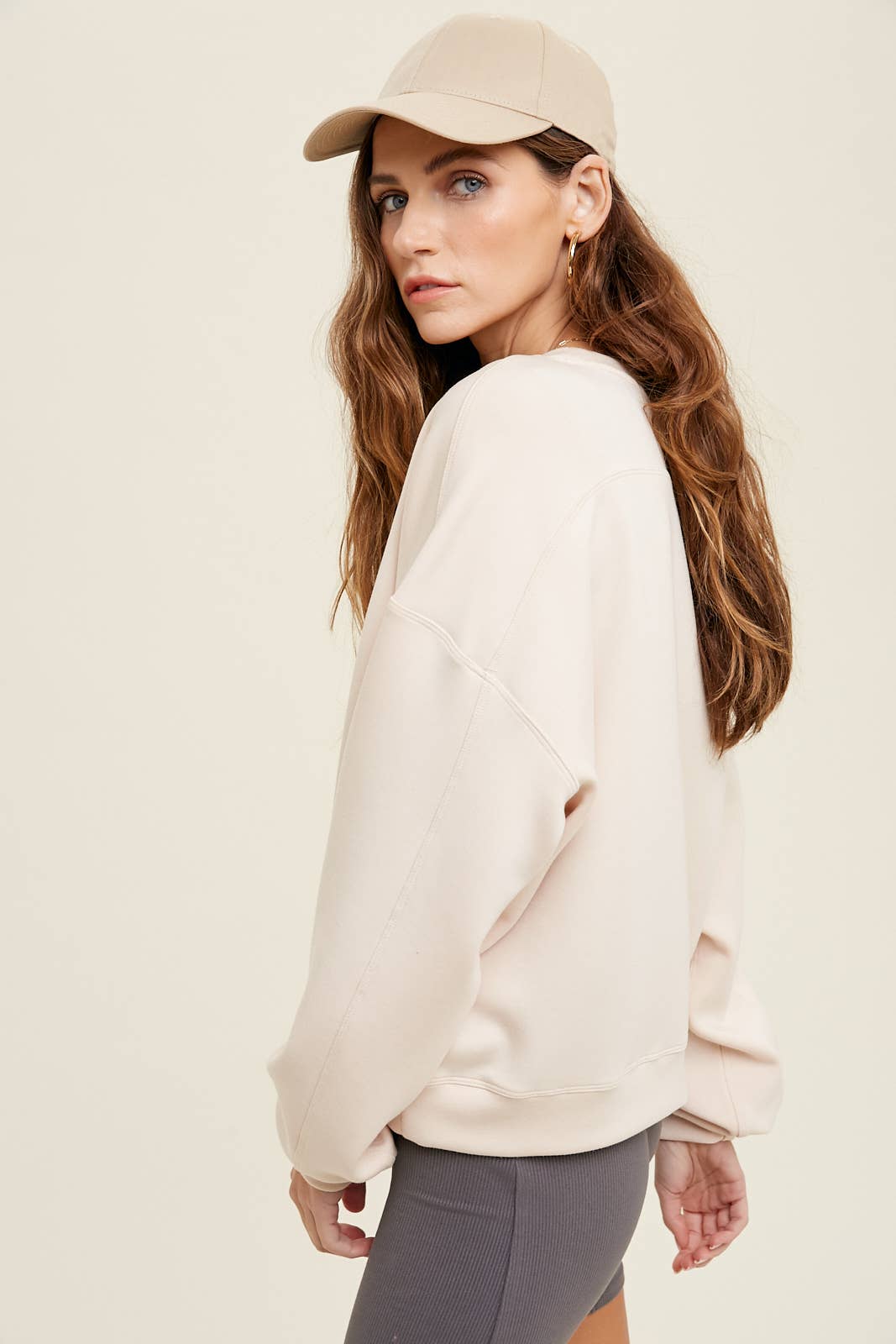 Wishlist Apparel – wholesale Sweatshirt - Dam – SCUBA AVSLAPPNAD CROP-TRÖJA/WL22-735210