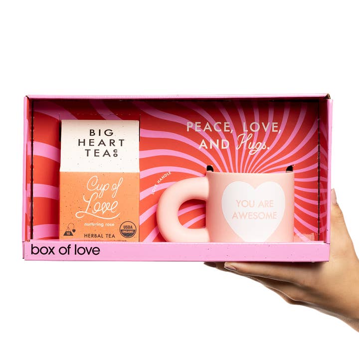 Box of Love for wholesale by Big Heart Tea Co.