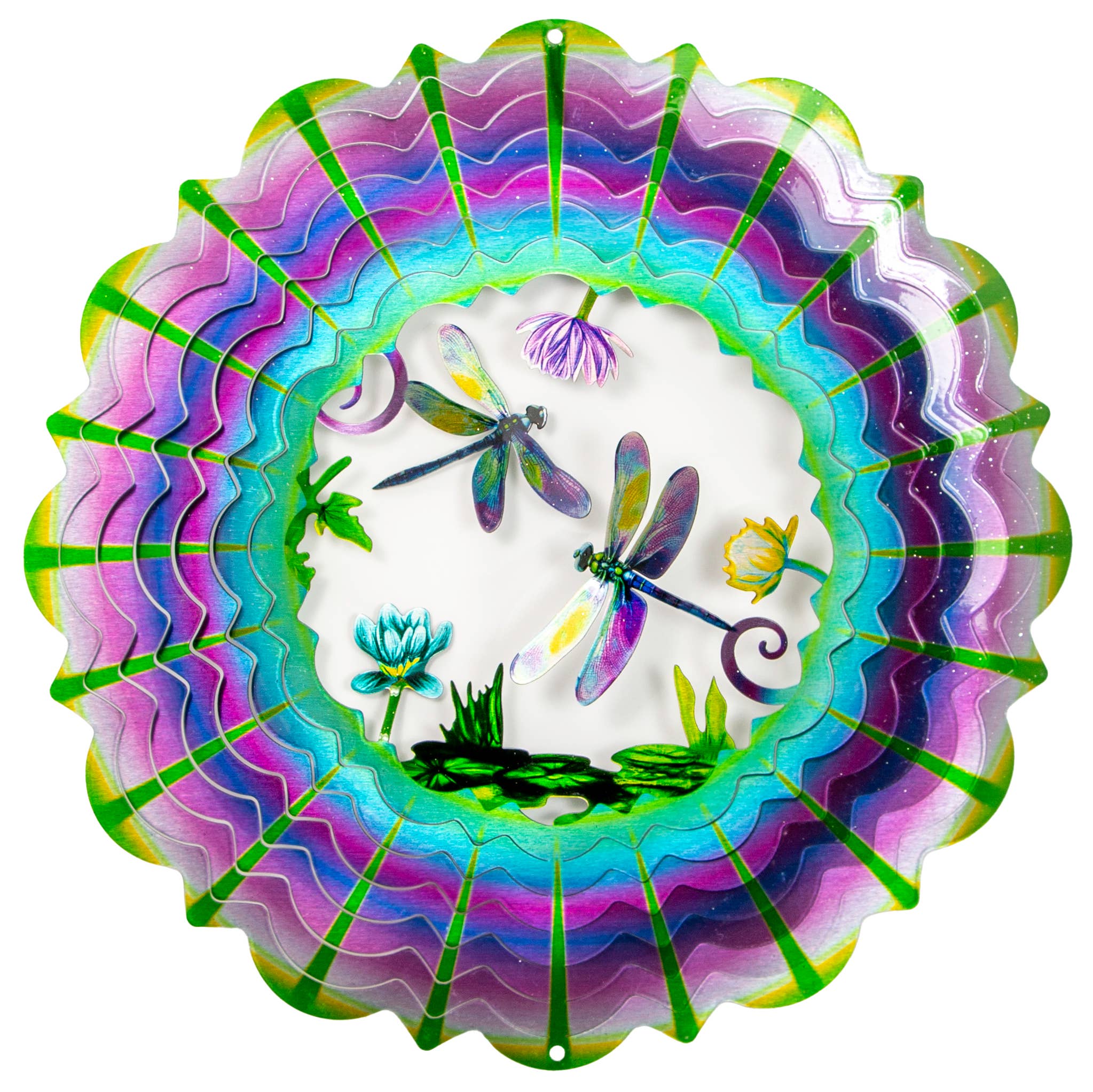 Spinfinity Designs - Wholesale Wind Spinner - 3D Dragonfly - Large Wind Spinner0