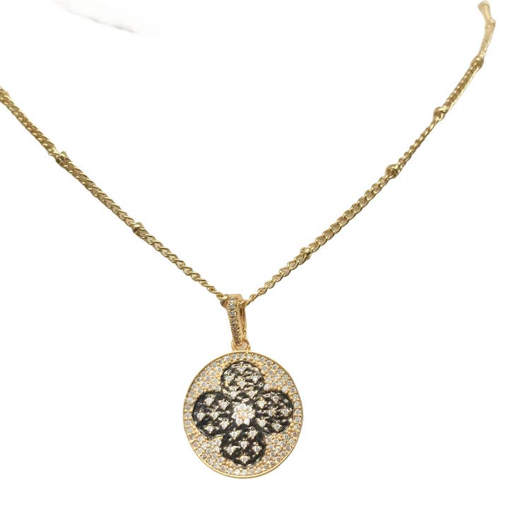 Beatrice Gold Necklace A28 for wholesale by Strutt Jewelry