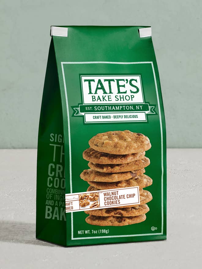 Biscuits aux pépites de chocolat et noix | 198g | 12 unités pour la vente par Tate's Bake Shop