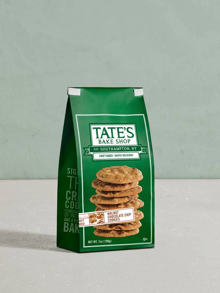 Walnut Chocolate Chip Cookies | 7oz | 12 Count for wholesale by Tate's Bake Shop
