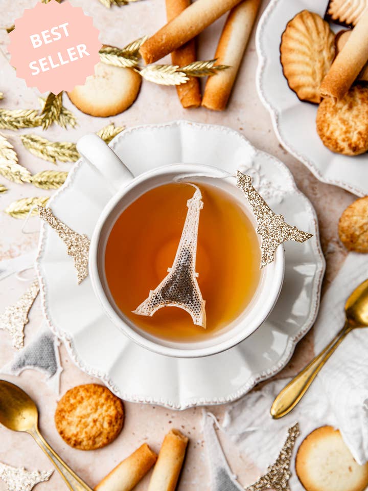 Saquetas de chá - Torre Eiffel x5 por atacado de Tea Heritage