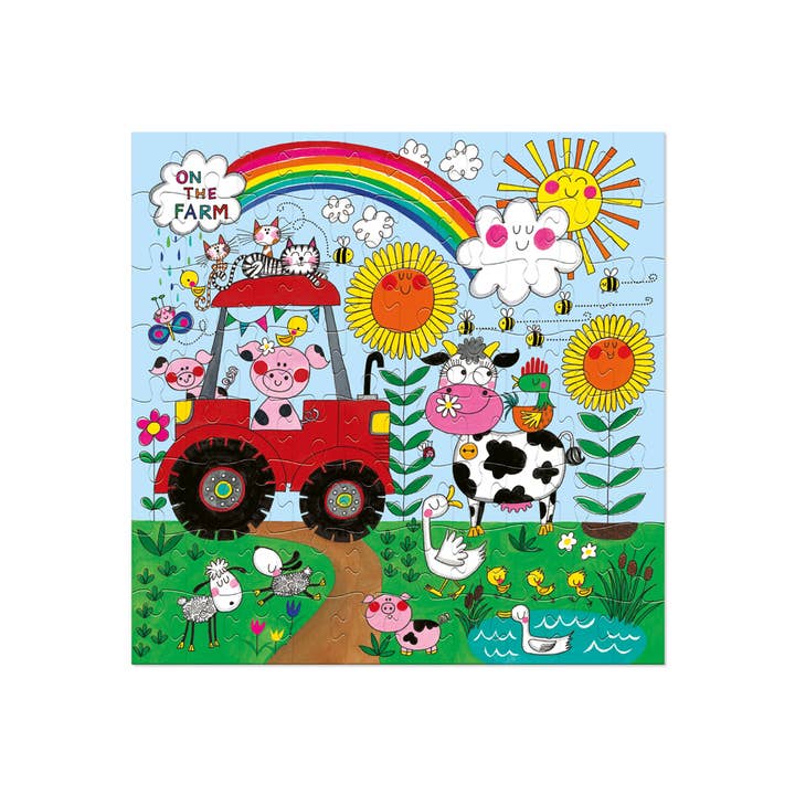 Rachel Ellen Designs – wholesale Puzzle – Child – Jigsaw Puzzle - On The Farm1