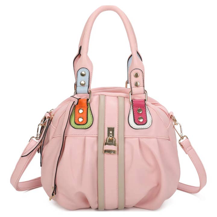 Superbia - Vente Sac à main avec poignée sur le dessus – femme - Sac Citrouille Double Fermeture Éclair Multicolore Superbia Soft 504-16