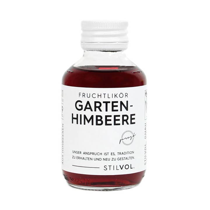 Garden raspberry fruit liqueur 19% vol. — 100ml for wholesale by STILVOL.