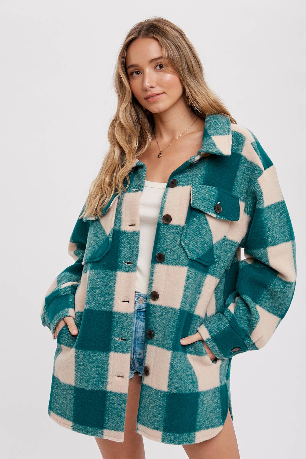 Bluivy – wholesale Rock - Dam – BORSTAD RUTIG ÖVERDIMENSIONERAD KAPPA3