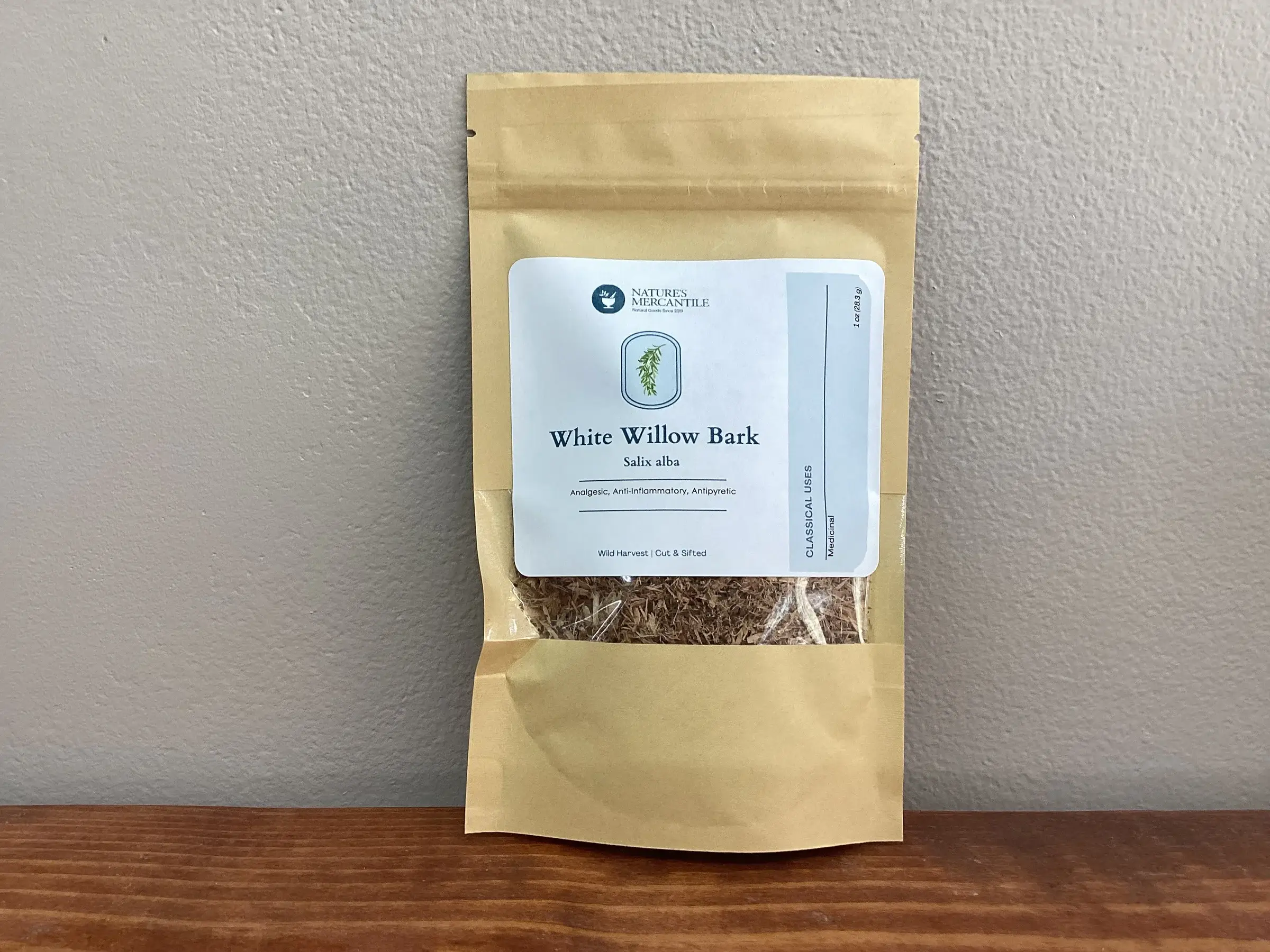 Nature's Mercantile – wholesale Örter – Vit Willow Bark1