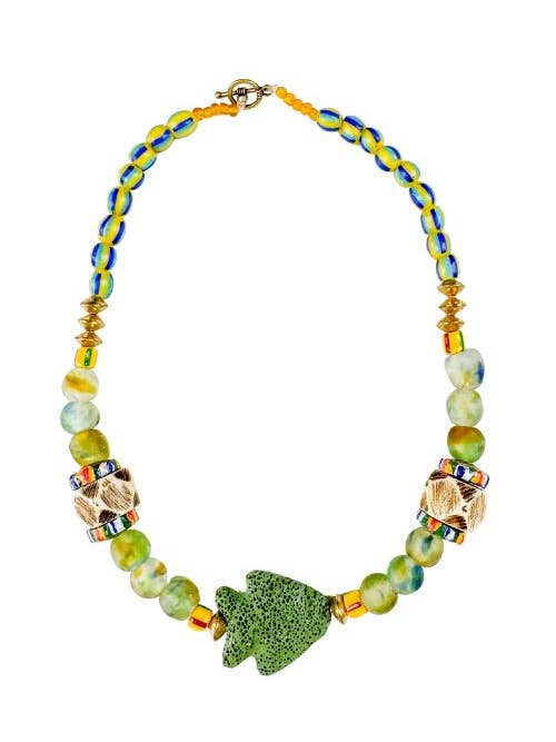 Klassische Halskette | Montego Bay Fisch für den Großhandel von Twine & Twig