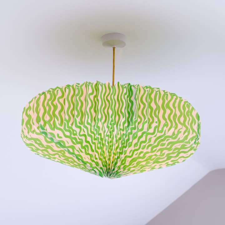 AARVEN – wholesale Lampshade – Origami Paper Lightshade "Saucer"2