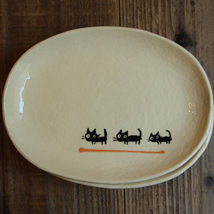 "Japacolle" Japan Collections - Wholesale Dinner Plate - Souen Oval plate M