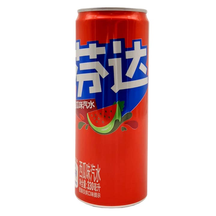 Fanta Watermelon 330mL Can (China) for wholesale by Global Bite Co