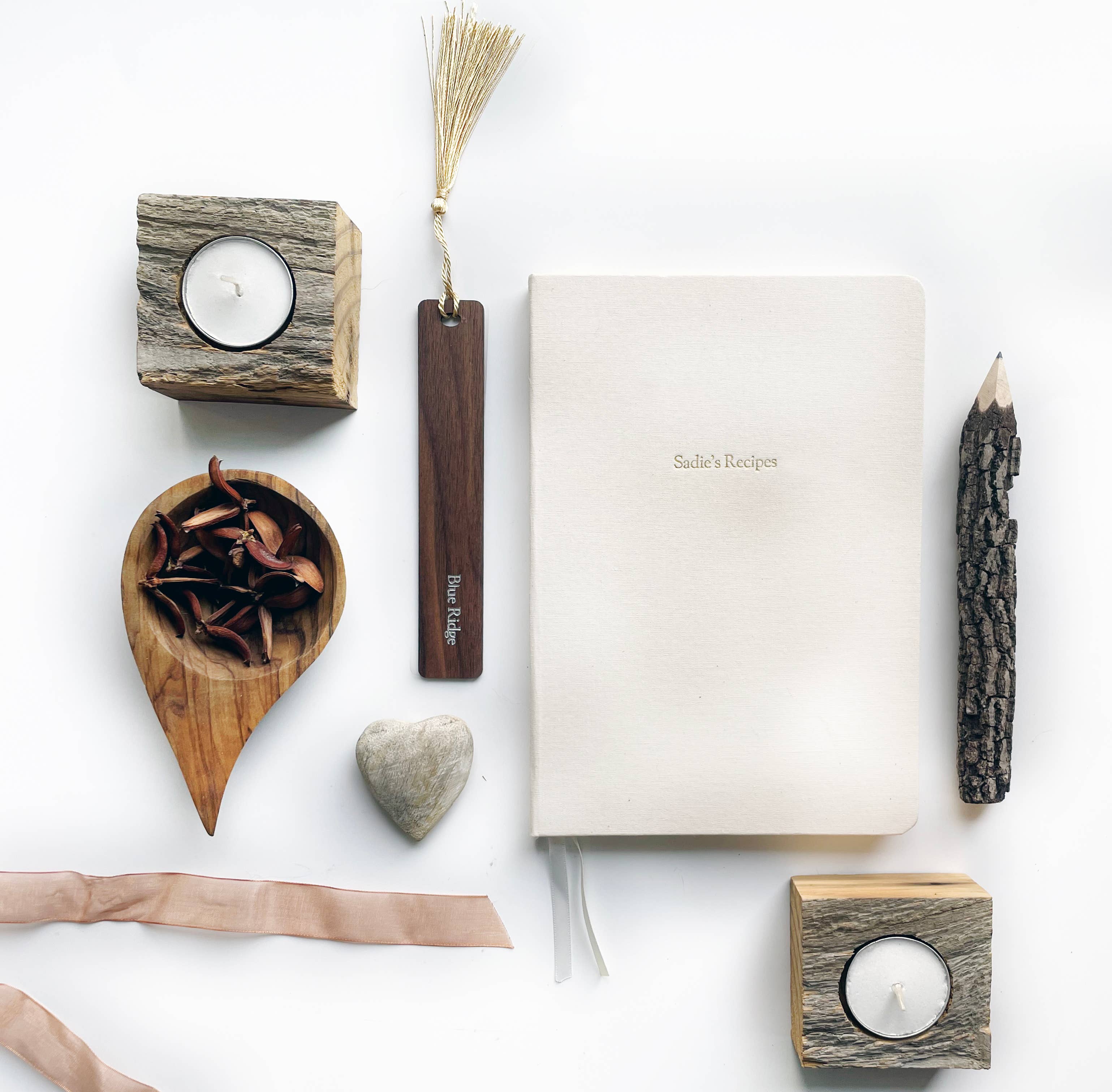 Studio Portmanteau - Wholesale Notebook - Custom Text Foil Embossed Linen Notebook | Neutral Tones11