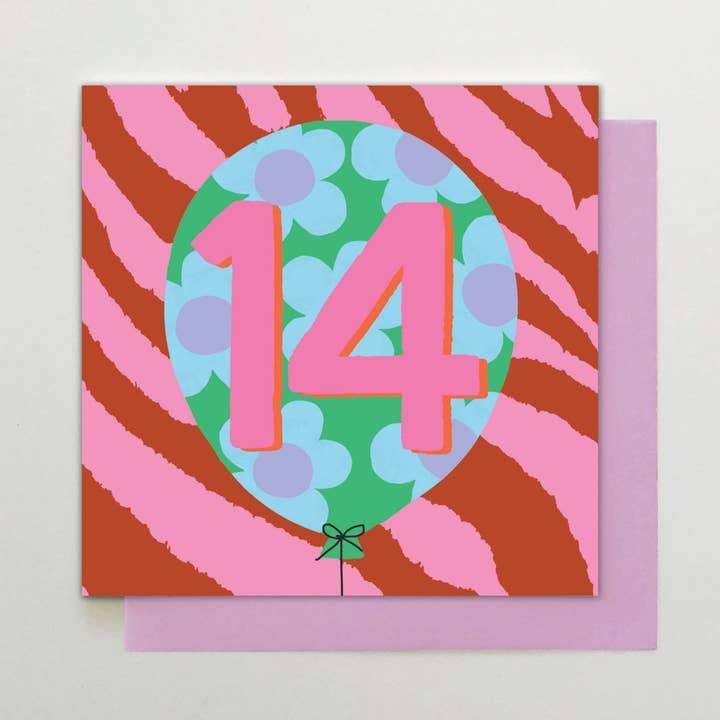 WU05 - Anniversaire fille 14 ans pour la vente par Stop the Clock Design