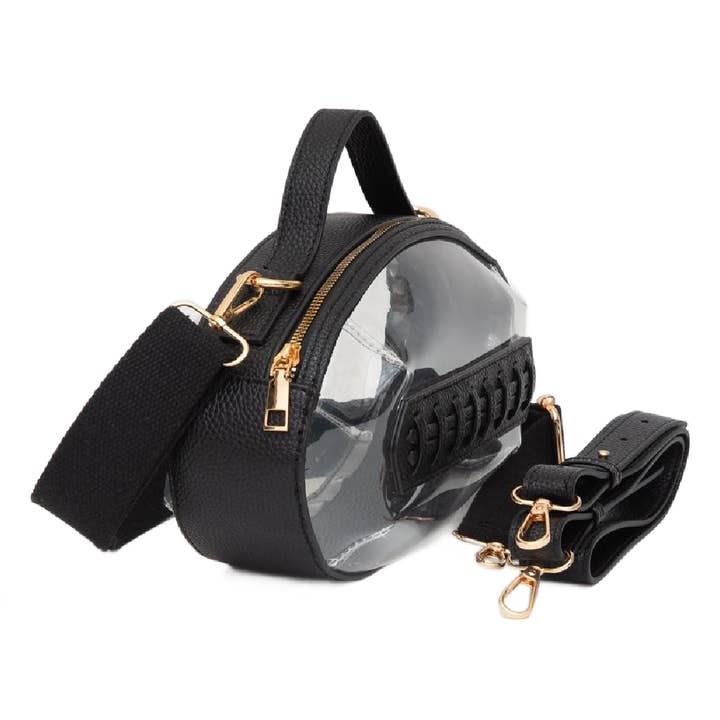 Embellish Your Life - Wholesale Crossbody Bag - Women's - Transparent Football Crossbody Bag9