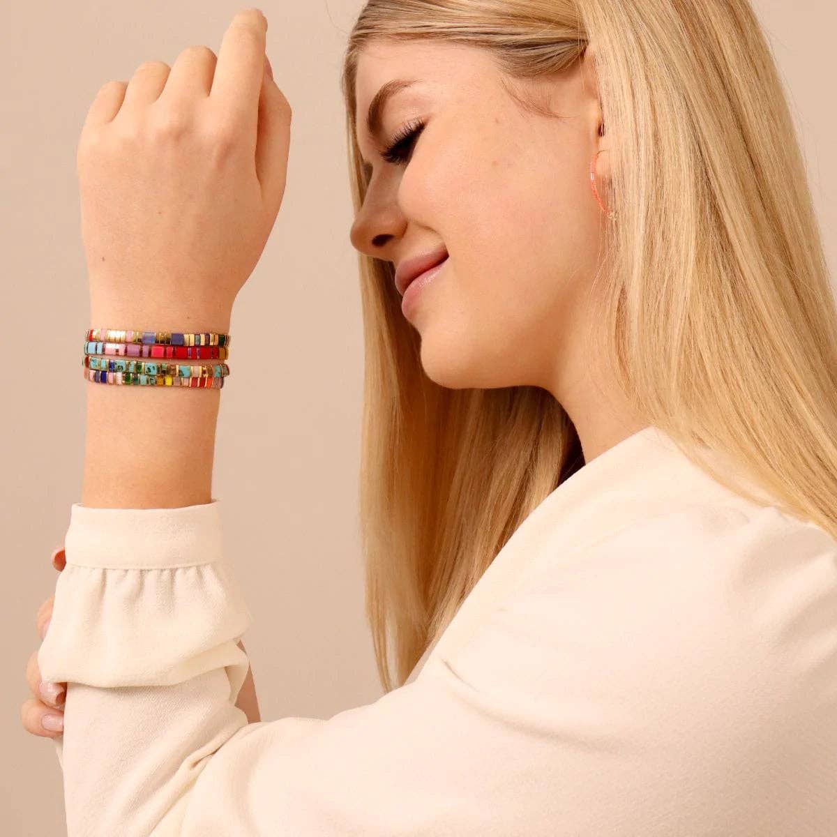 Koss Design – wholesale Smycken – Parure Rainbøw - Pärlarmband från Koss Design6