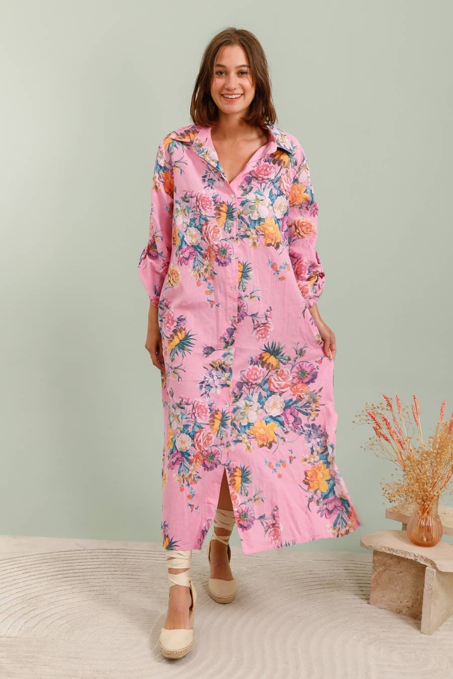 la maison des fibres naturelles - Wholesale Button Down Shirt - Women's - shirt 2753 50% linen 50% cotton8