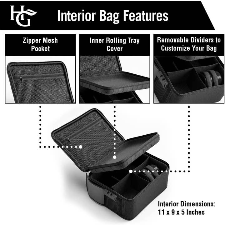 herb Guard - Wholesale Humidor/Cigar Accessory - Extra Large Smell Proof Case with Combination Lock