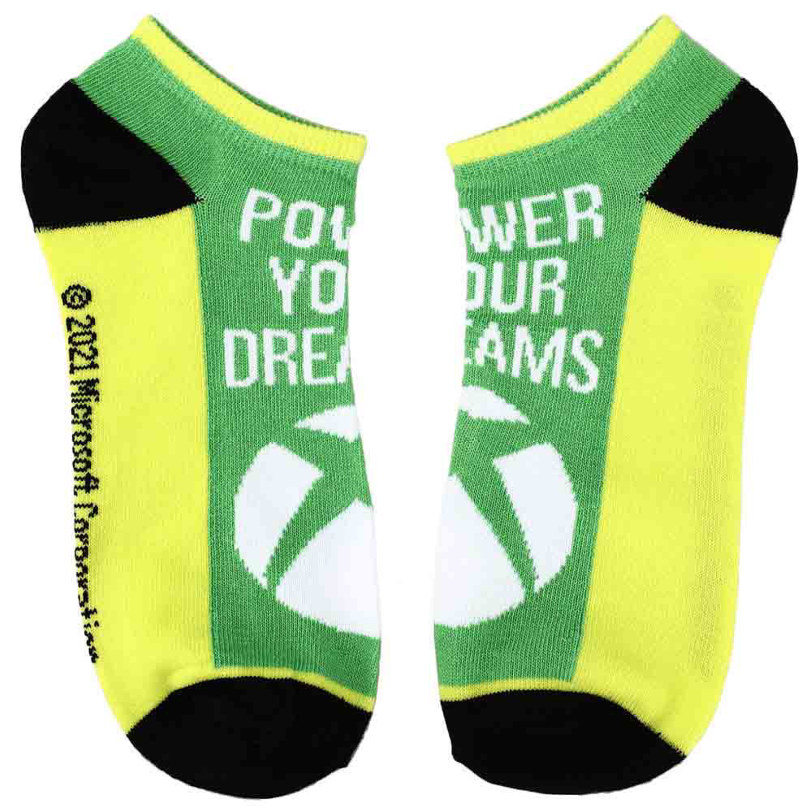 Square Deal Recordings & Supplies - Wholesale Socks - Unisex - Socks - Microsoft X-Box Logo - Pack Of 5 Pairs4